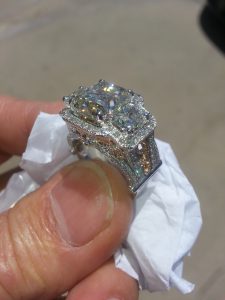 custom engagement ring created by albert kaz